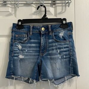 American Eagle Distressed Denim Shorts